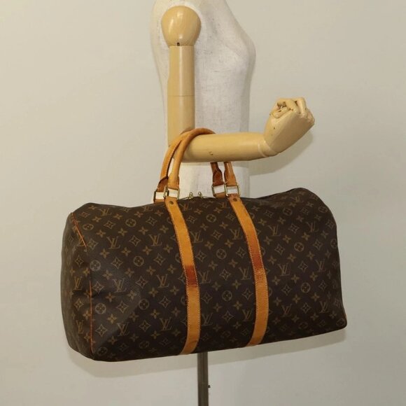 LOUIS VUITTON Monogram Keepall 50 Boston Bag - Picture 14 of 16